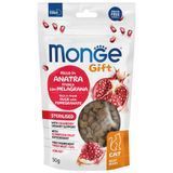 Лакомство для кошек Monge Gift Sterilised 50 г - утка и гранат - masterzoo.ua