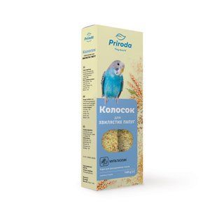 Ласощі для хвилястих папуг Priroda Колосок 2 шт х 70 г - мультизлаки - masterzoo.ua