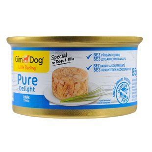 Влажный корм для собак GimDog Little Darling Pure Delight 85 г - тунец - masterzoo.ua