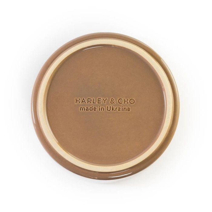 Миска для собак Harley and Cho Ceramic 450 мл - бежевый - masterzoo.ua