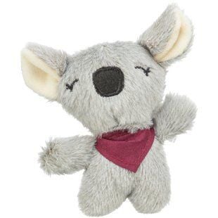 Игрушка для кошек Trixie Коала с кошачьей мятой 12 см - серый - masterzoo.ua