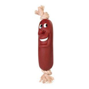 Trixie Sausages on a Rope игрушка для собак 11 см - коричневый - masterzoo.ua