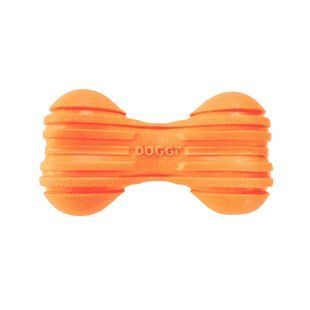 Doggi Catch & Carry Ribbed Bone іграшка для собак 14 х 8 х 4,8 см - помаранчевий - masterzoo.ua