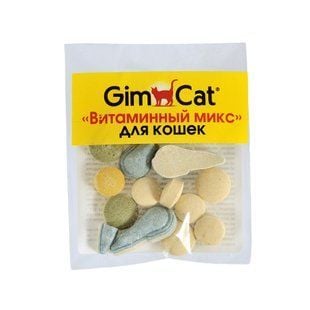 Лакомство для кошек GimCat Витаминный микс 12 г - мультивитамин - masterzoo.ua