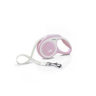 Flexi New Comfort поводок-рулетка для собак XS лента 3 м - розовый - masterzoo.ua