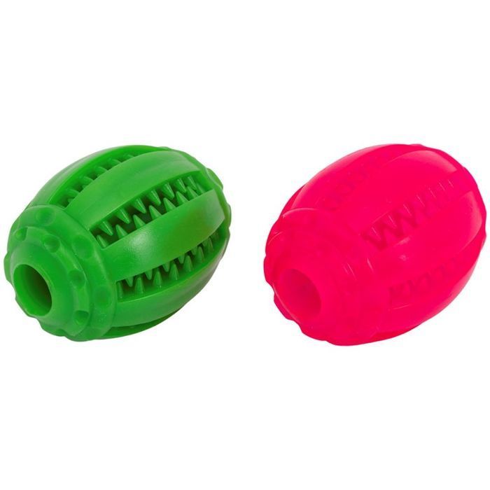 Іграшка для собак Comfy Dental Rugby 8 x 6,5 см - м'ята - masterzoo.ua