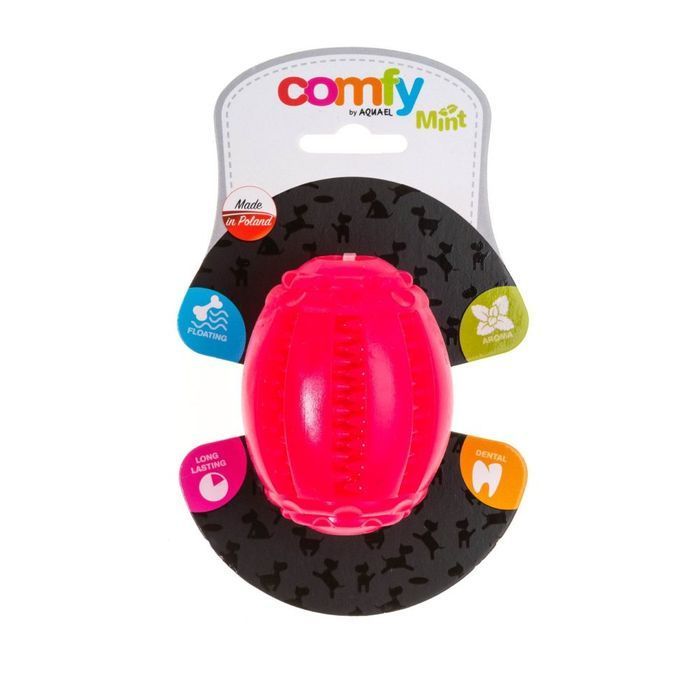 Іграшка для собак Comfy Dental Rugby 8 x 6,5 см - м'ята - masterzoo.ua