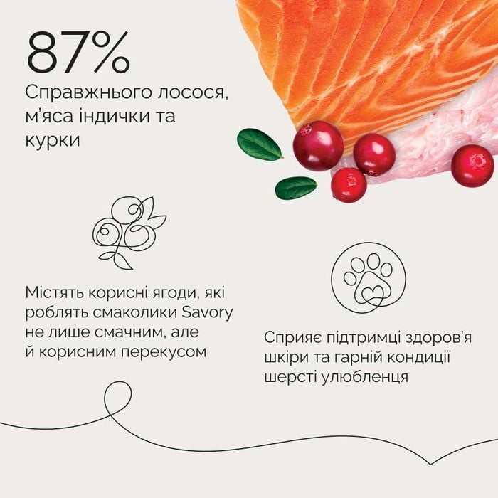 Ласощі для собак Savory Salmon Bars 100 г - лосось - masterzoo.ua