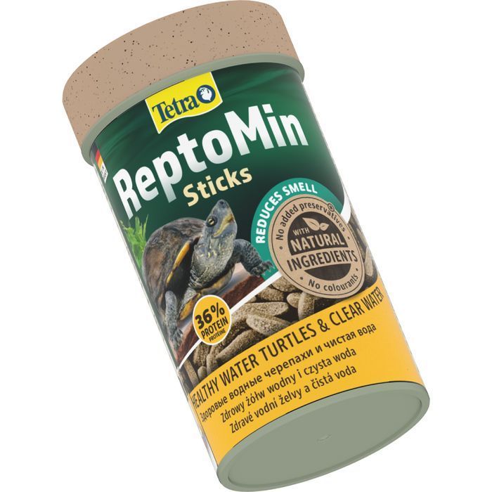 Сухой корм для водоплавающих черепах Tetra ReptoMin Sticks 22 г - гранулы - masterzoo.ua