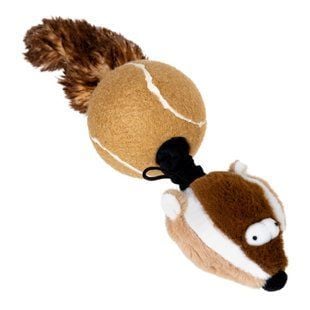Игрушка для собак GiGwi Catch&fetch Барсук с 2-мя пищалками | 32 см - masterzoo.ua