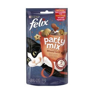 Лакомство для кошек Felix Party Mix Mixed Grill 60 г - ассорти - masterzoo.ua