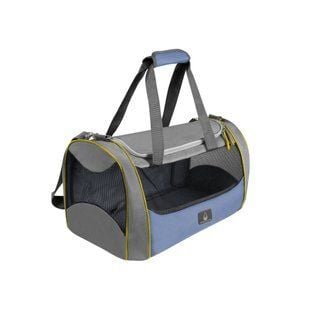 Сумка-переноска для котов и собак весом до 9 кг Collar 51x24x25 см - синий - masterzoo.ua