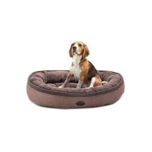 Лежак для собак Harley and Cho Donut Soft Touch Brown L 100 х 70 х 21 см - masterzoo.ua