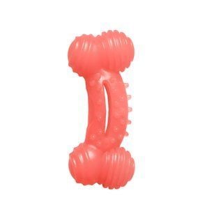 Игрушка для собак Pet Fun Косточка флуоресцентная - коралловый - masterzoo.ua