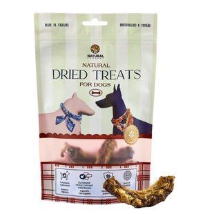 Ласощі для собак Natural Dried Treats 5 шт - шия куряча - masterzoo.ua