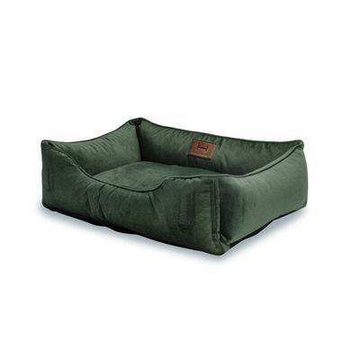 Лежак для котов Harley and Cho Dreamer Velur Green S 60 x 45 см - masterzoo.ua