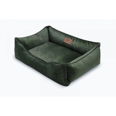 Лежак для котов Harley and Cho Dreamer Velur Green S 60 x 45 см - masterzoo.ua