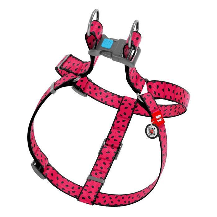 Шлея для cобак COLLAR WOUDOG Нейлон S - рожевий - masterzoo.ua