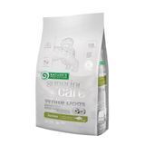 Cухой корм для щенков Nature's Protection Superior Care White Dogs Grain Free Junior Small & Mini Breeds 1,5 кг - белая рыба - masterzoo.ua