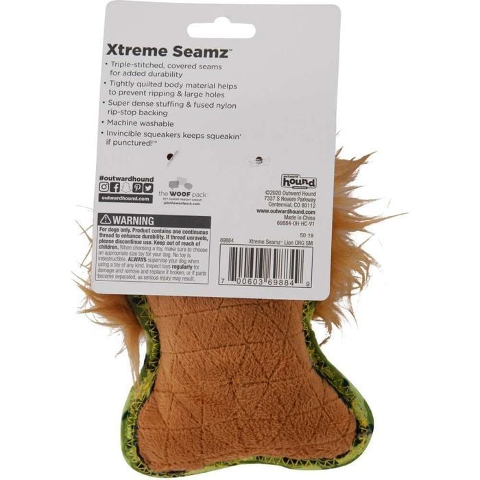 Игрушка для собак Outward Hound Xtreme Seamz S 18 см - masterzoo.ua