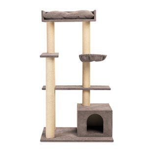 Pet Fashion Чарли когтеточка-комплекс 50х80х144 см - коричневый - masterzoo.ua