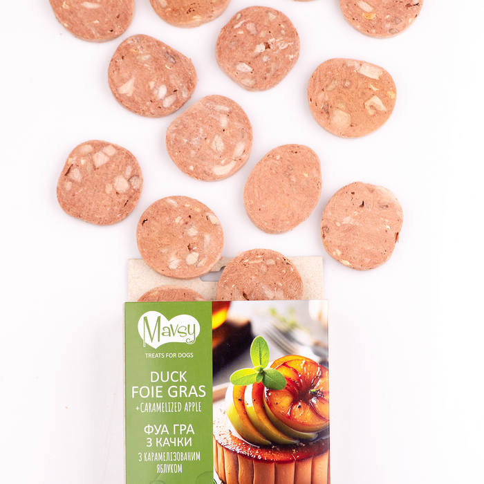 Лакомство для собак Mavsy Freeze dried 50 г - фуа-гра из утки - masterzoo.ua