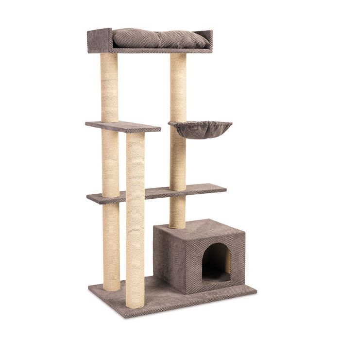 Pet Fashion Чарлі кігтеточка-комплекс 50х80х144 см - коричневий - masterzoo.ua