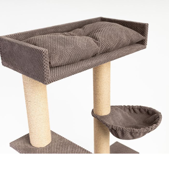 Pet Fashion Чарлі кігтеточка-комплекс 50х80х144 см - коричневий - masterzoo.ua