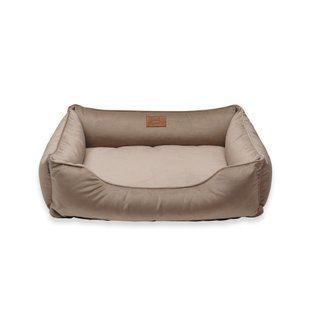 Лежак для собак Harley and Cho Dreamer Velur Biege S 60 x 45 см - masterzoo.ua