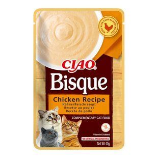 Лакомство для кошек Inaba Ciao Bisque 40 г - курица - masterzoo.ua