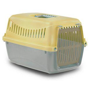 Переноска для кошек MP Bergamo Gipsy XS 39х26х25 см - желтый - masterzoo.ua