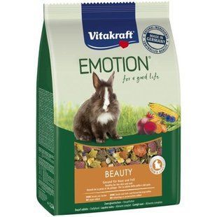 Корм для кроликів Vitakraft Emotion Beauty Selection 600 г - асорті - masterzoo.ua