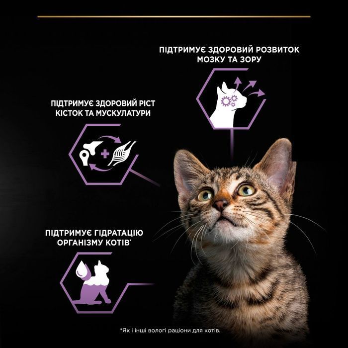 Влажный корм для котят Pro Plan Kitten Healthy Start 85 г - индейка - masterzoo.ua