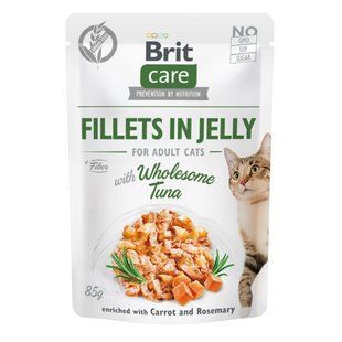 Влажный корм для кошек Brit Care Cat pouch 85 г - тунец - masterzoo.ua