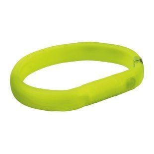 Trixie Flash Light Ring USB нашийник для собак M-L - зелений - masterzoo.ua