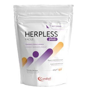 Таблетки для кошек Candioli Herpless Plus Facile 60 г - masterzoo.ua