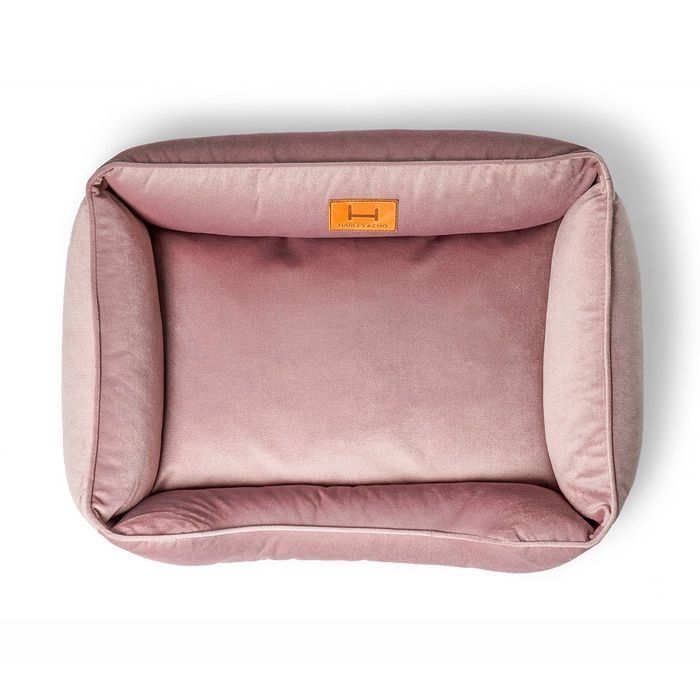 Лежак для котів Harley and Cho Dreamer Velour Pudra S 60 x 45 см  - masterzoo.ua