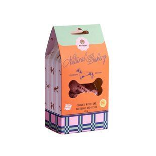Печиво для собак Natural Bakery 100 г - баранина, буряк та чечевиця - masterzoo.ua