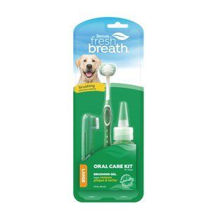 Набір для догляду за ротовою порожниною собак TropiClean Fresh Breath Large 59 мл - masterzoo.ua