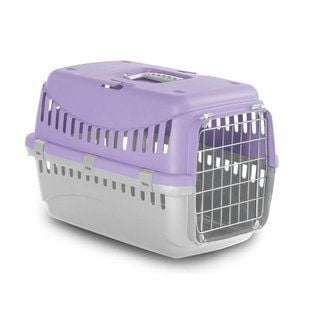 Переноска для кошек MP Bergamo Gipsy Lilla 46x31x32 cм - фиолетовый - masterzoo.ua