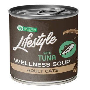 Суп для кошек Nature's Protection Lifestyle Wellness Soup Sensitive Digestion Adult 140 мл - тунец - masterzoo.ua
