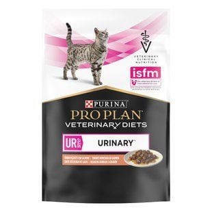 Влажный корм для кошек Pro Plan Veterinary Diets UR Urinary 85 г - лосось - masterzoo.ua