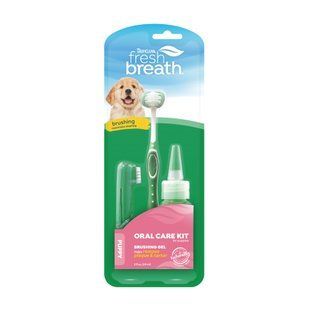 Набір для догляду за ротовою порожниною цуценят TropiClean Fresh Breath Puppy 59 мл - masterzoo.ua