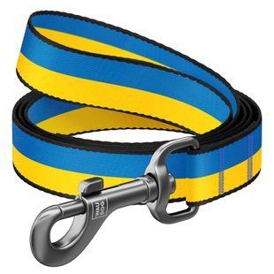 Повідець WAUDOG Nylon з малюнком &laquo;Colors of freedom&raquo; S 122 cм/15 мм - masterzoo.ua