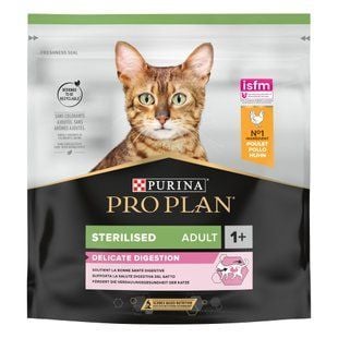 Cухой корм для кошек Pro Plan Sterilised Adult Delicate Digestion 400 г - курица - masterzoo.ua