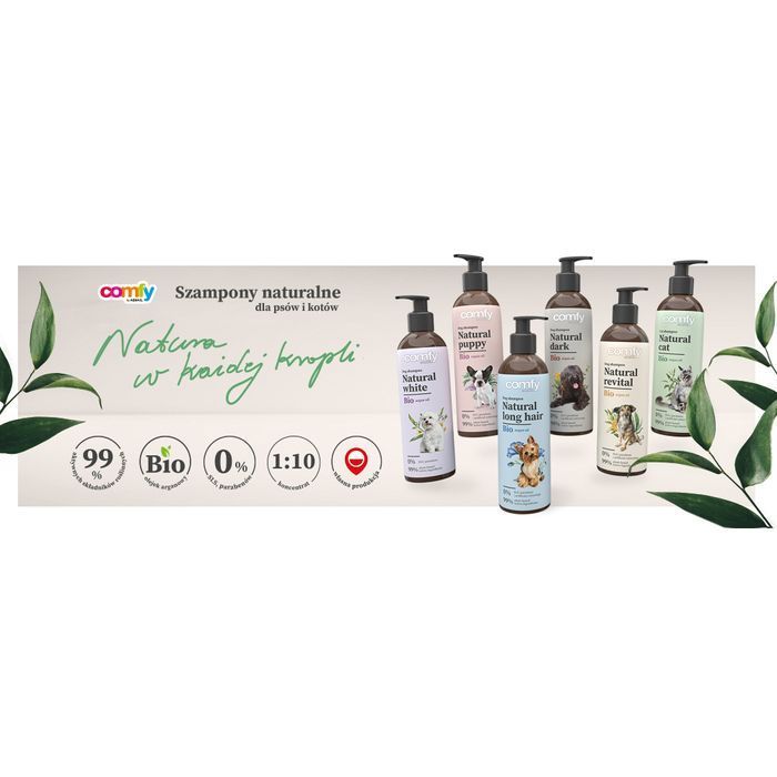 Шампунь для собак Comfy Natural Dark 250 мл - аргановое масло - masterzoo.ua