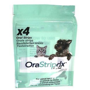 Дентальные полоски для кошек Plaqtiv+ OraStripdx 4 шт - cts - masterzoo.ua