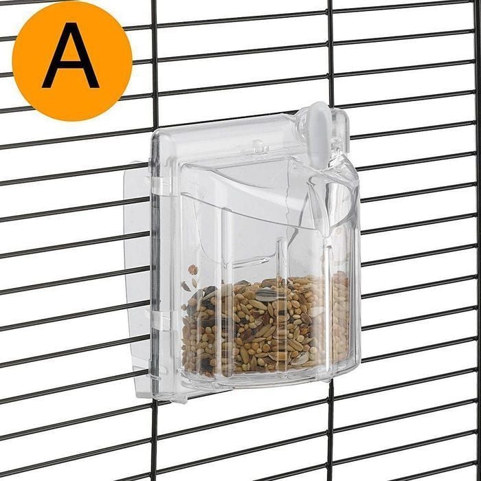 Клетка для птиц Ferplast Piano 4 59x33x55 см - белый - masterzoo.ua