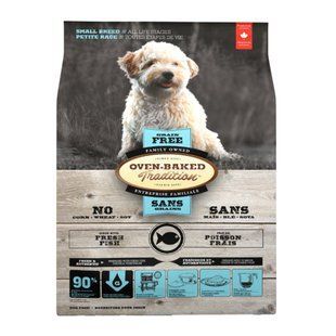 Cухий корм для собак Oven-Baked Tradition Grain Free Small Breed Adult 5,67 кг - риба - masterzoo.ua