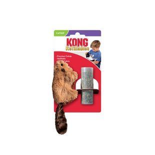 Kong Refillables Beaver игрушка для кошек 16,5х3,8 см &ndash; коричневый - masterzoo.ua